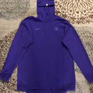Men's LA Lakers hooded shirt